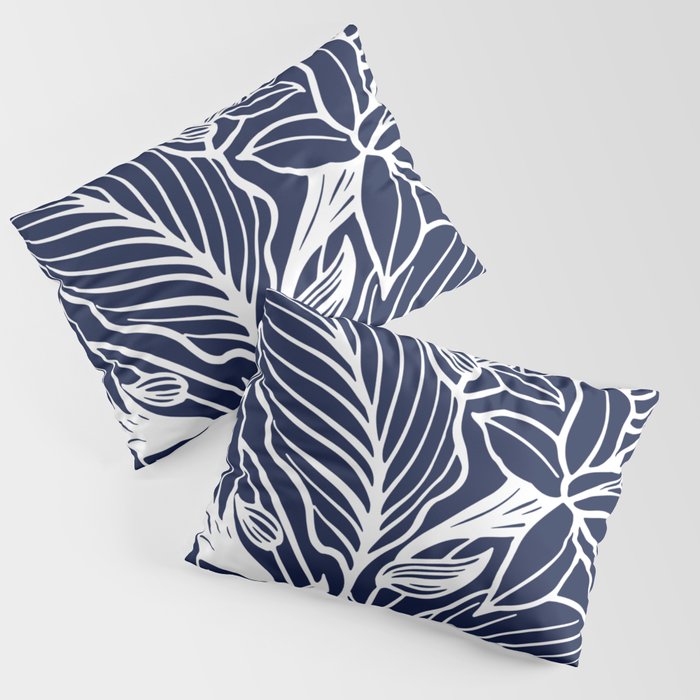 Navy blue hotsell pillow shams standard