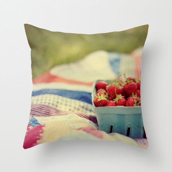 The Picnic Throw Pillow