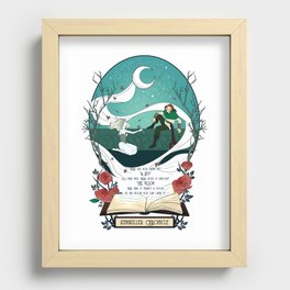 Kingkiller Chronicle Moon Key Quote Recessed Framed Print