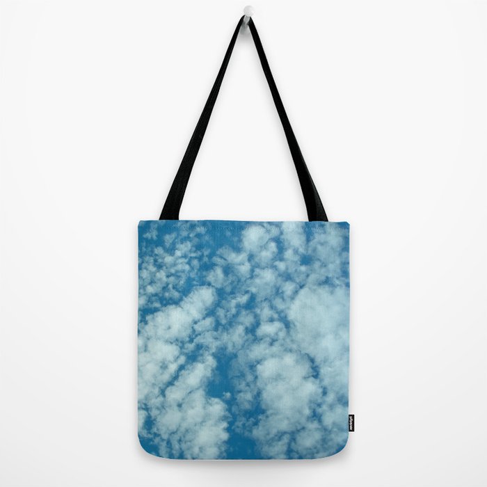 blue fluffy bag
