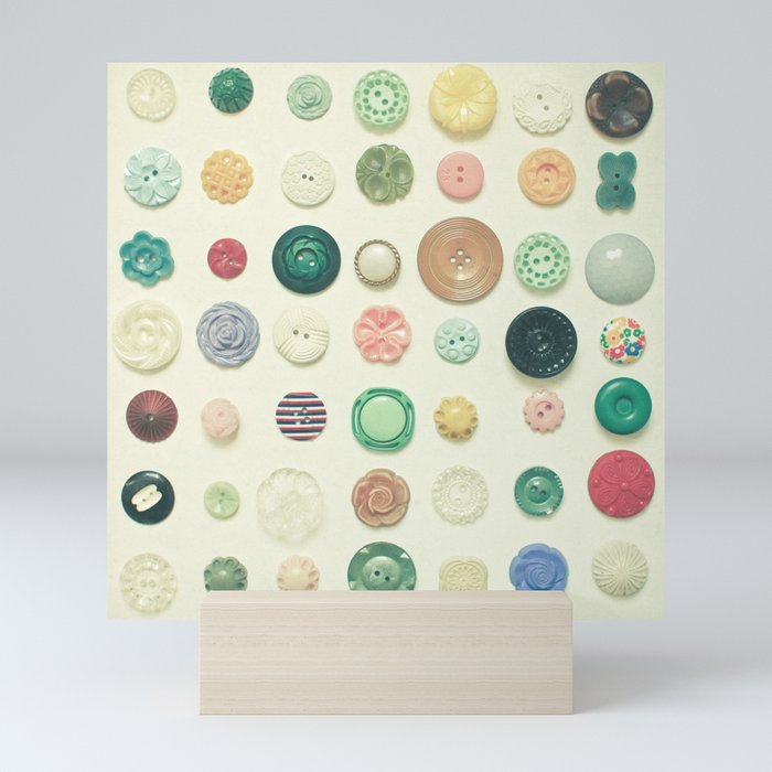 The Button Collection Mini Art Print