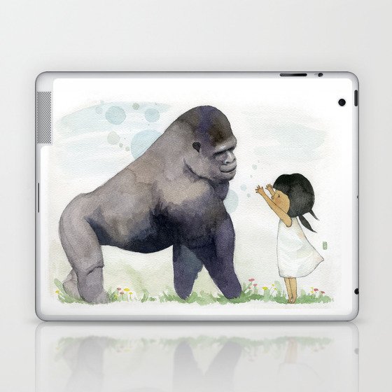 Hug me , Mr. Gorilla Laptop & iPad Skin