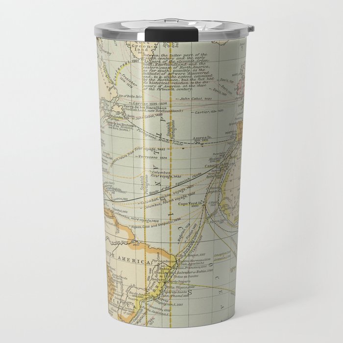 Vintage Map of The World (1911) 2 Travel Mug
