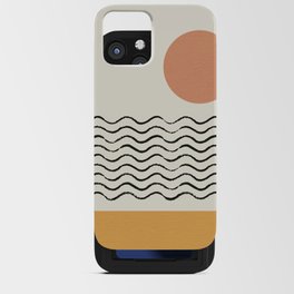 Sun Wave Beach - Abstract iPhone Card Case