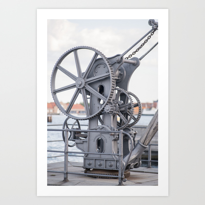 Vintage little dock I Copenhagen, Denmark I Scandinavia, Europe I Travel photography Art Print by Floris Photography | Society6