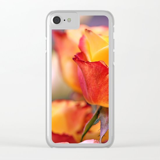 Romantic rose(3) Clear iPhone Case