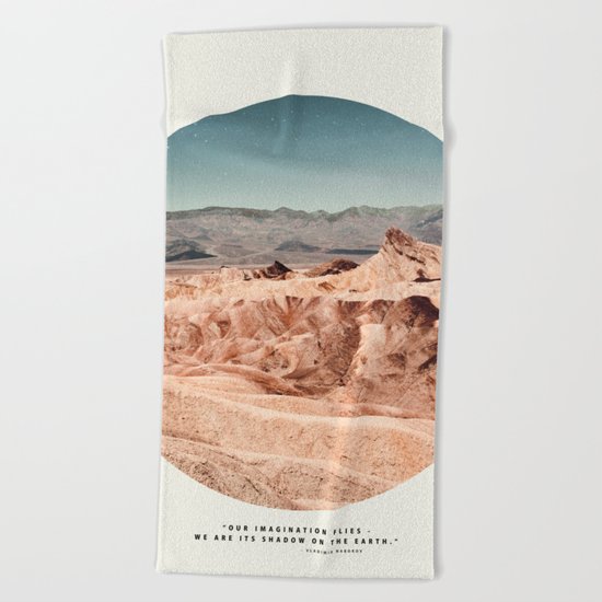 Death Valley Imaginaries Beach Towel