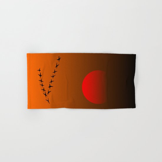 Migratory birds Hand & Bath Towel