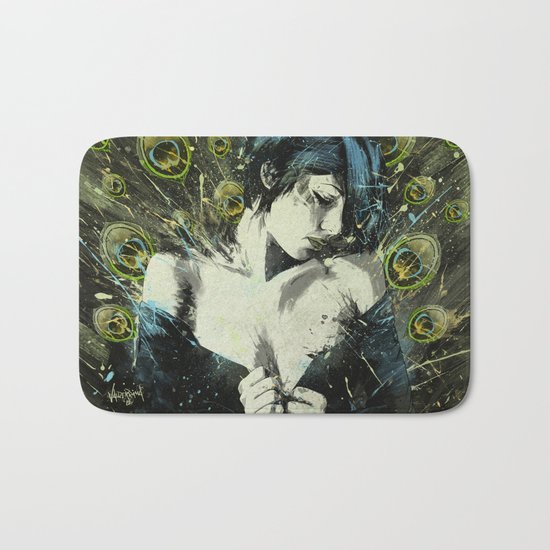 Black Pea Bath Mat