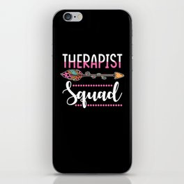 Therapist Squad Group Women iPhone Skin