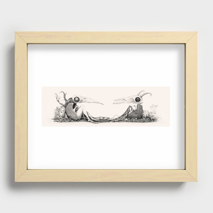 Between You And Me Recessed Framed Print