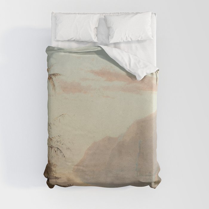 A Creek in St. Thomas Duvet Cover