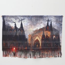 Lucifer Palace in Hell Wall Hanging