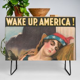 Wake Up America Credenza