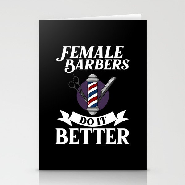 Barber Hair Stylist Hairdresser Barbershop Salon Stationery Cards