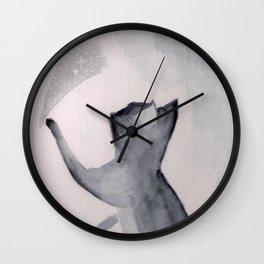 Constellation Cat Wall Clock