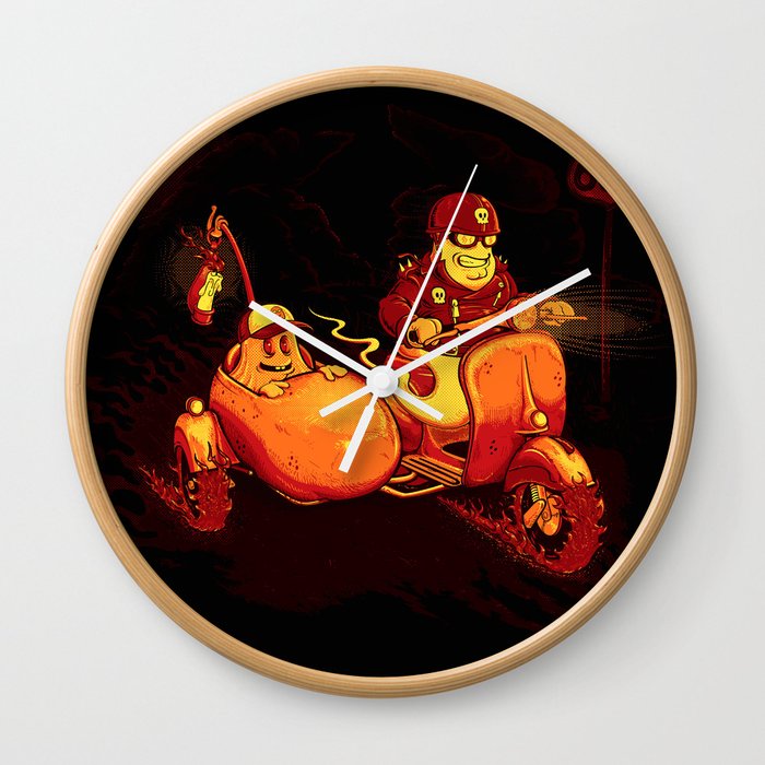 Route To Hell Wall Clock