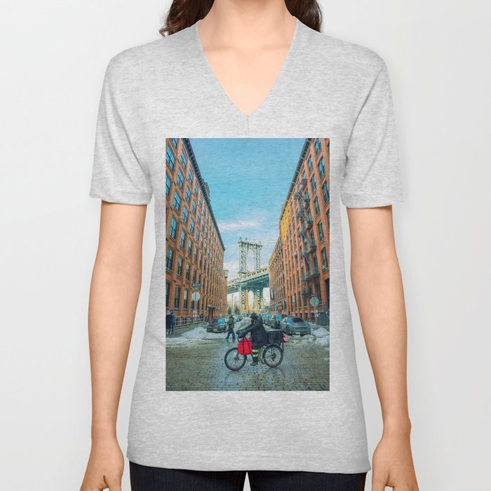 Brooklyn New York V Neck T Shirt