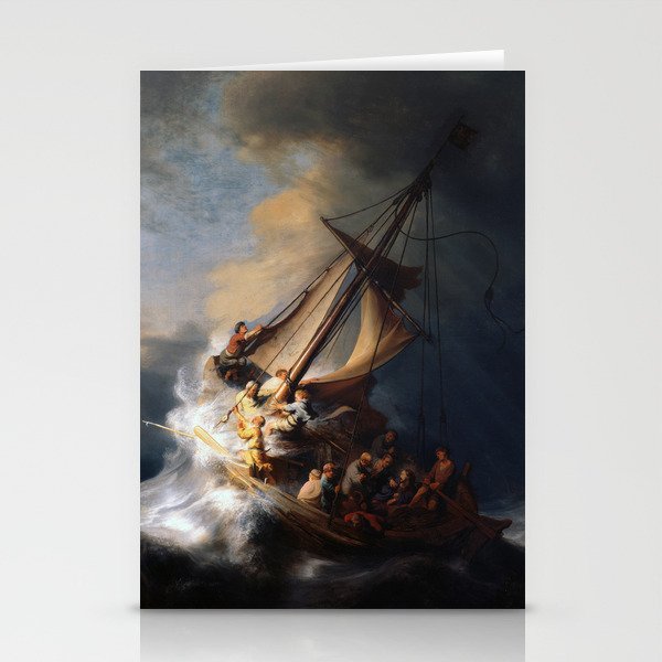 The Storm on the Sea of Galilee, Rembrandt Stationery Cards