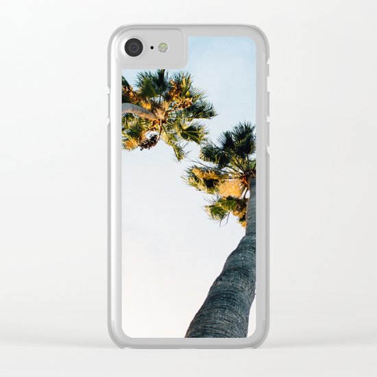 Palm Trees Clear iPhone Case
