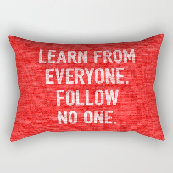 Learn from Everyone Rectangular Pillow