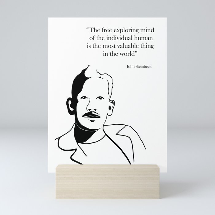 John Steinbeck Mini Art Print