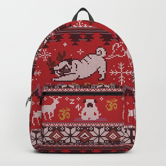 Pugly Yoga X-Mas Backpack