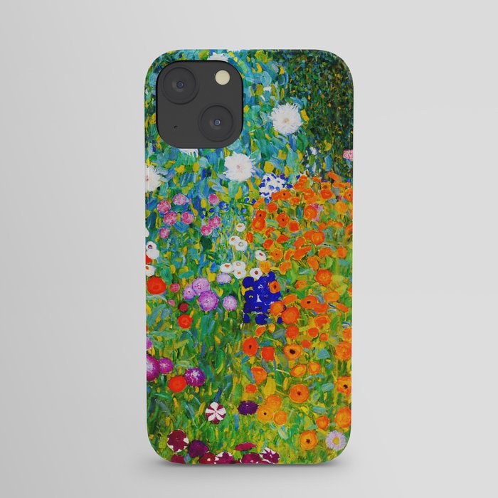 Gustav Klimt “ Farmer's Garden ” iPhone Case
