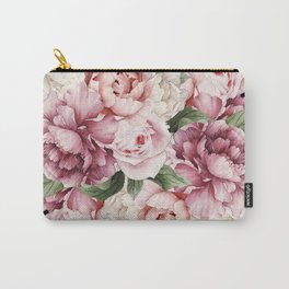 Peony Power Carry-All Pouch