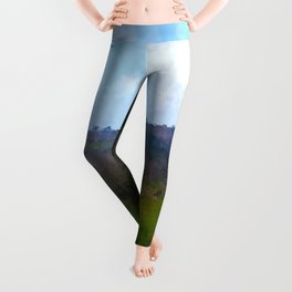 French Countryside, Early Spring Leggings