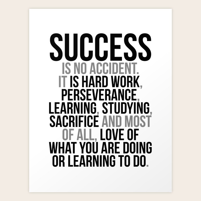 Success Quotes Office Decor Office Wall Art Office Art Office Gifts Art Print By Motiposter Society6