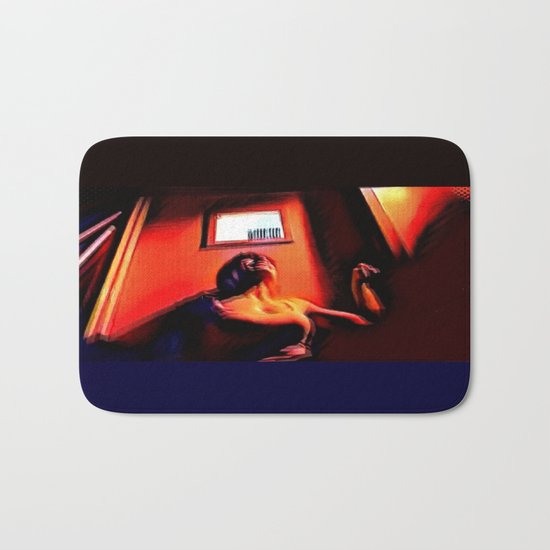 Bar Codes Bath Mat