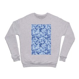 Blue 3d bubbles Crewneck Sweatshirt