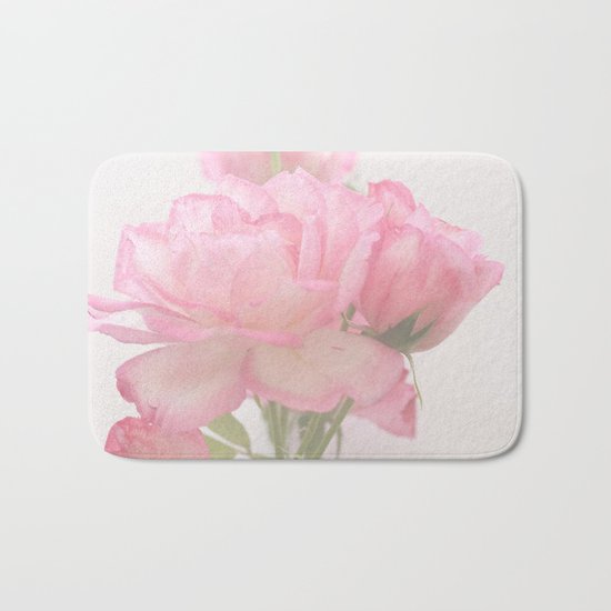 Gentleness - Soft Pink Rose #1 #decor #art #society6 Bath Mat