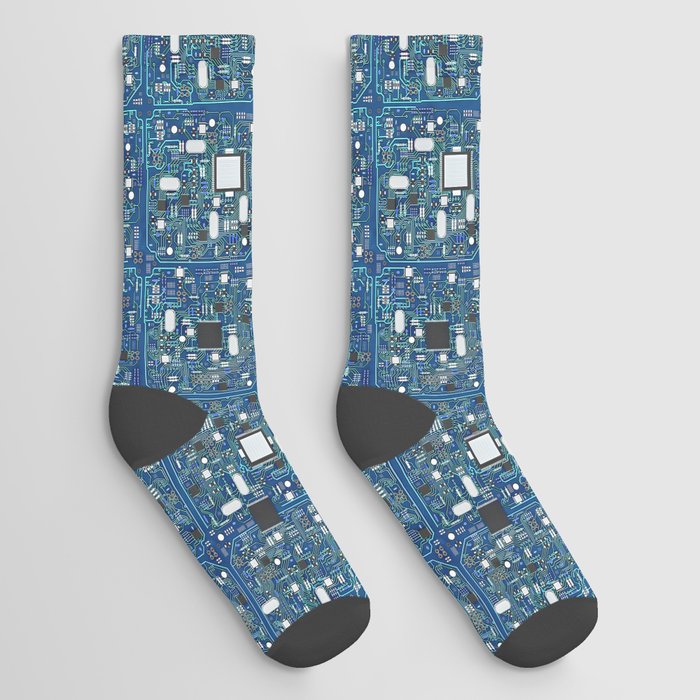 Blue tech Socks