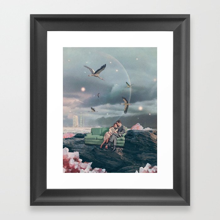 Evenings that I can't Remember Framed Art Print