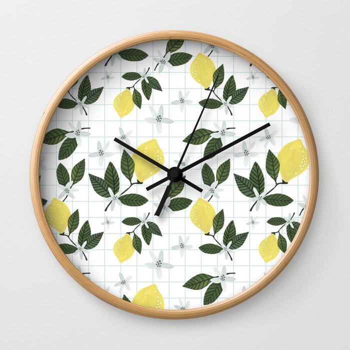 Lemon Breeze Wall Clock