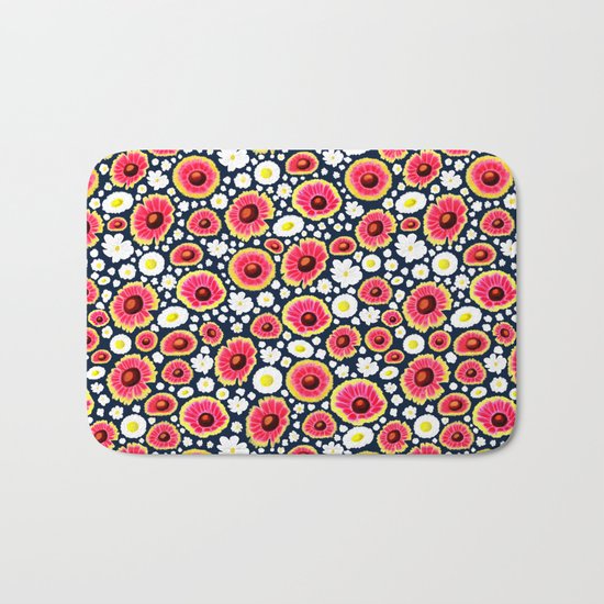 Field of Daisies Bath Mat