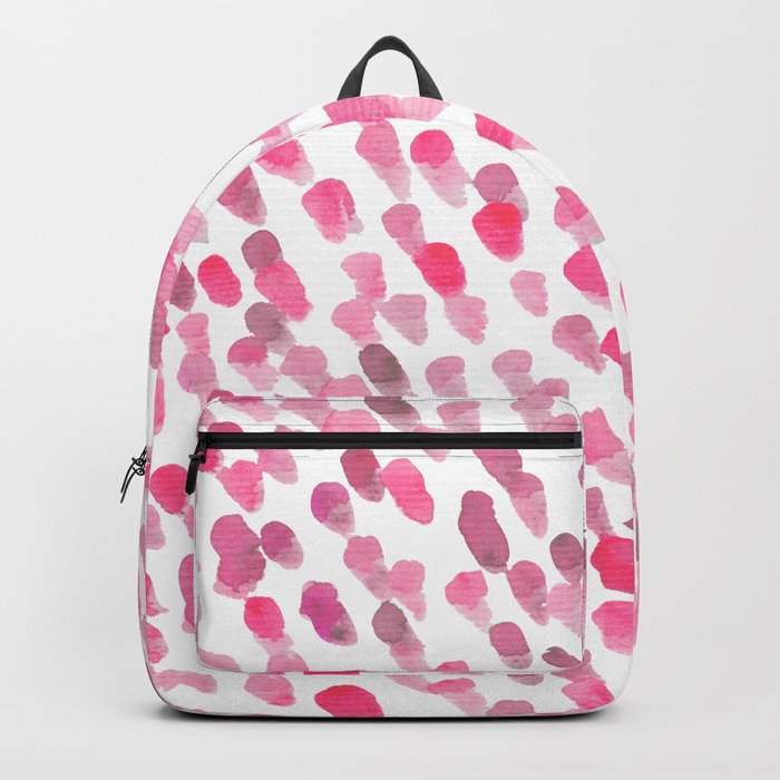 Imperfect brush strokes - pink Backpack