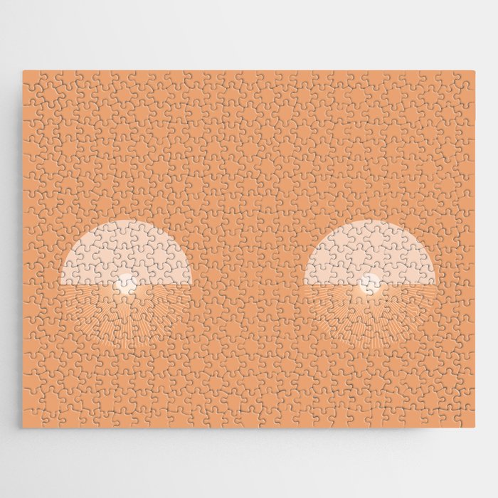 Abstraction_NEW_DAWN_HORIZON_LINE_LOVE_POP_ART_M0308A Jigsaw Puzzle