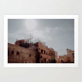 Smoking Street photography from Morocco | Travel photography print | Framed art print Art Print
