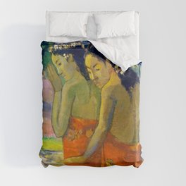 Paul Gauguin "Three Tahitian Women" Duvet Cover