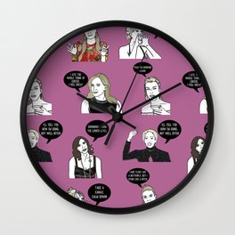 Newest New Yorkers Wall Clock