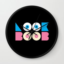 look at boobs! Wall Clock