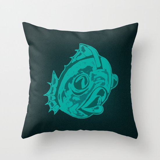 Fishy Fishy Fishy Throw Pillow
