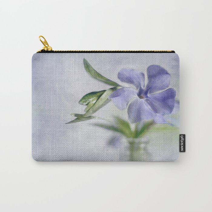 Periwinkle in vial Art #2 Carry-All Pouch