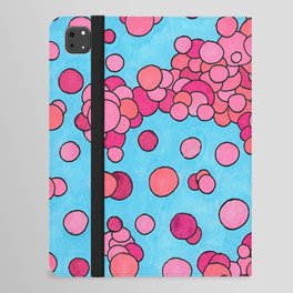 Pink Bubbles iPad Folio Case