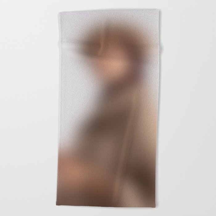 Blurred portrait: Strength Beach Towel