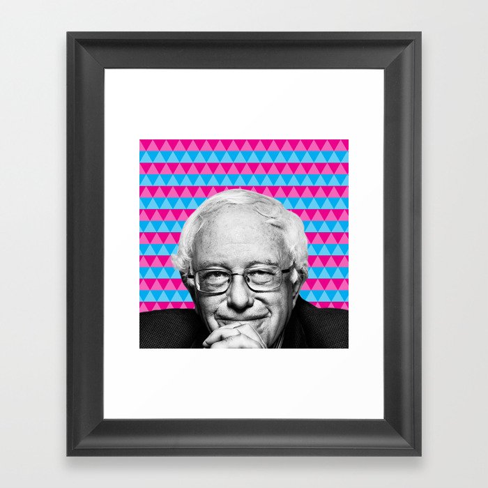 Bernie is Bae Framed Art Print