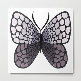 Pebbled Butterfly Purple Metal Print | Digitalart, Drawing, Unique, Purple, Butterfly 